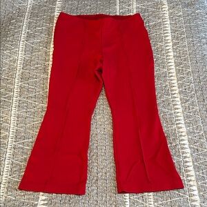 GAP Women's Red Wide Leg Pants